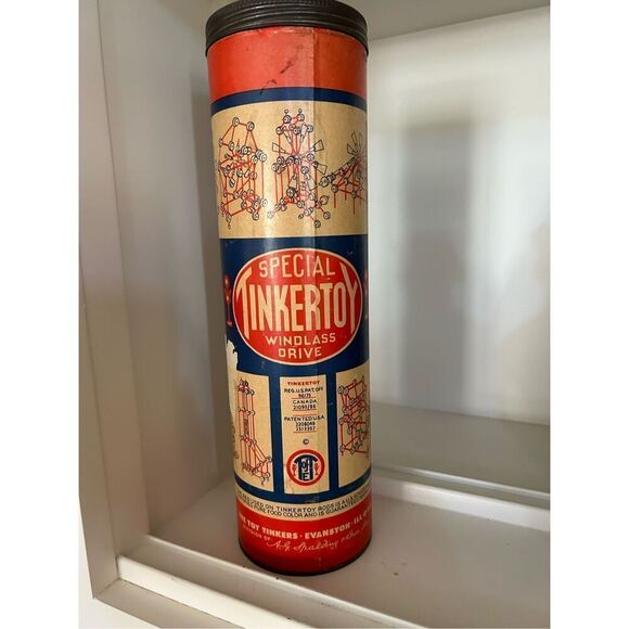 Vintage Tinkertoy Building Set - Picture 2 of 6